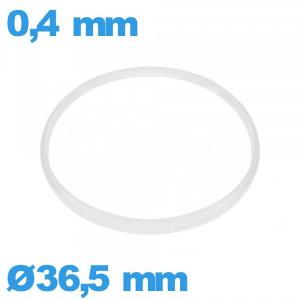 Joint Hytrel   verre d'horlogerie - 36,5 X 0,4 mm 