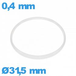 Joint verre horlogerie 31,5 X 0,4 mm     