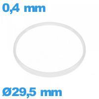 Joint  Sternkreuz blanc verre d'horlogerie - 29,5 X 0,4 mm 