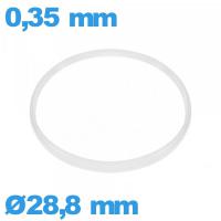 Joint  verre de montre   28,8 X 0,35 mm   