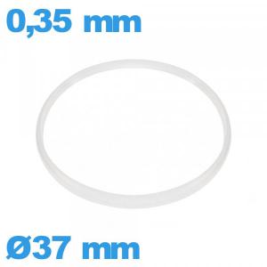 Joint de montre  blanc 37 X 0,35 mm  