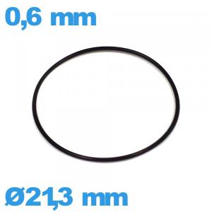 Joint 21,3 X 0,6 mm nitrile  O-ring de montre 