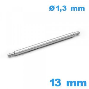 1 Pompe A petite pointe 13 mm pour réparation bracelet montre d :1,3 mm épaulement simple