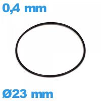 Joint 23 X 0,4 mm montre O-ring  nitrile