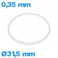 Joint pour horlogerie  Hytrel    31,5 X 0,35 mm 