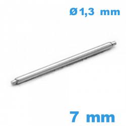 1 Pompe à ressort pour montre 7mm A petite pointe épaulement simple diam : 1,3 mm Suisse