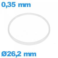 Joint verre pour horlogerie Sternkreuz   26,2 X 0,35 mm  