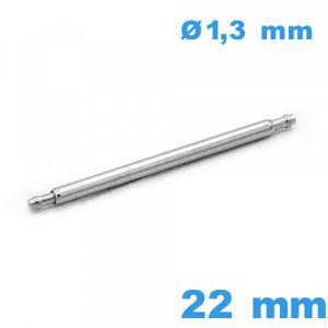 1 Pompe A pointe courte 22mm bracelet diam : 1,3 mm épaulement simple