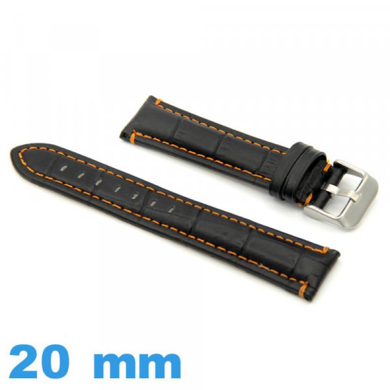 Bracelet homme en cuir plat tressé noir et tubes argentés - Les Bijoux Bracelet homme en cuir plat tressé noir et tubes argentés - Les Bijoux