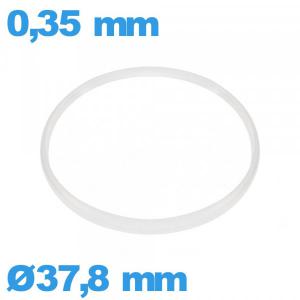 Joint horlogerie 37,8 X 0,35 mm blanc    de marque Sternkreuz