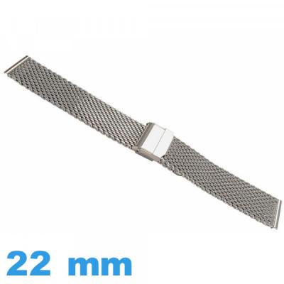 Bracelet 20 mm Maille Milanaise Gold