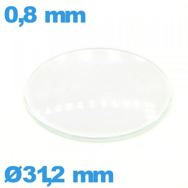 Lot De 6 Verres De Montre Bombés – 31mm Diamètre, épaisseur 1.1mm, Pour Horlogerie