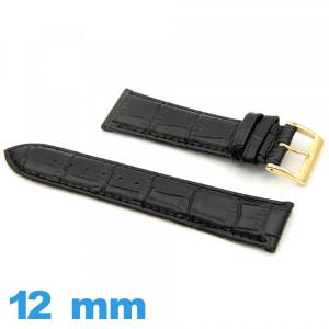 Bracelets De Montre Vintage - Cuir Véritable Box Ou Veau, Largeur 12 Mm - Dont Marque FRIVOLUX Avec Boîte