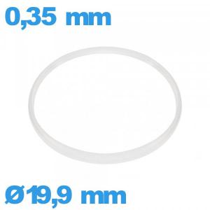 Joint 19,9 X 0,35 mm Cylindrique  Sternkreuz blanc d'horlogerie 
