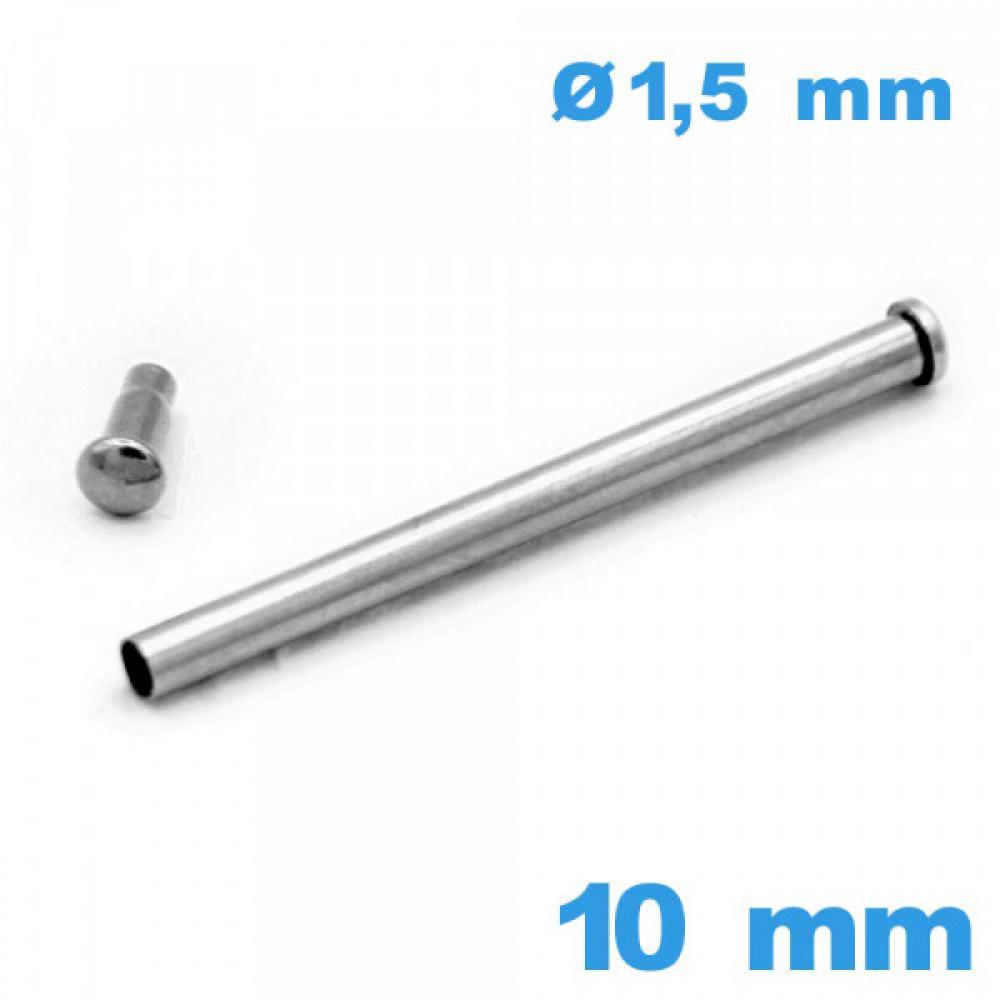Lot De 10 Barres D’épingle Pour Bracelet De Montre – 1 Mm X 20 Mm – Tige De Friction Uxcell (neuf)