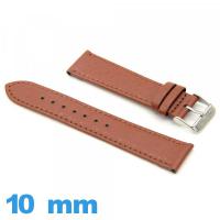 Bracelet cuir  10mm montre Grain Buffalo