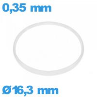 Joint  16,3 X 0,35 mm verre horlogerie Sternkreuz Cylindrique  