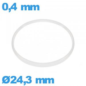 Joint   24,3 X 0,4 mm  d'horlogerie Hytrel