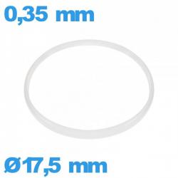 Joint verre montre Sternkreuz  blanc 17,5 X 0,35 mm  