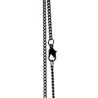 Chaine pour pendentif montre 78 cm noir