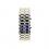 Montre Samurai Argenté LED Bleu