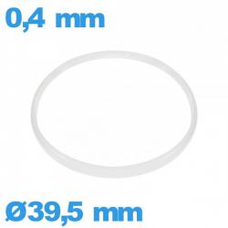 Joint blanc 39,5 X 0,4 mm horlogerie    