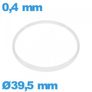 Joint blanc 39,5 X 0,4 mm horlogerie    