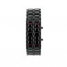 Montre Samurai Noir LED Rouge