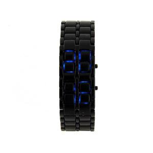 Montre Dark Samurai Noir LED Bleu Montre Dark Samurai Noir LED Bleu