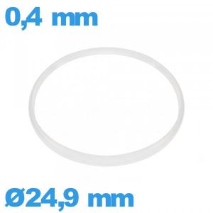 Joint   verre montre  24,9 X 0,4 mm   