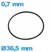 Joint  36,5 X 0,7 mm de montre NBR O-ring