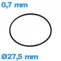 Joint horlogerie O-ring  étanchéité 27,5 X 0,7 mm nitrile  