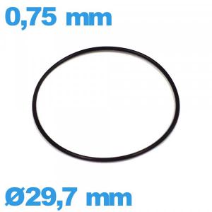 Joint pour horlogerie O-ring étanchéité 29,7 X 0,75 mm  nitrile 