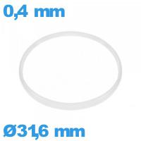 Joint  Sternkreuz blanc verre pour montre - 31,6 X 0,4 mm i-Ring