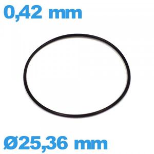 Joint de montre  25,36 X 0,42 mm étanchéité nitrile pas cher O-ring