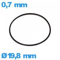 Joint NBR 19,8 X 0,7 mm O-ring  montre 