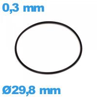 Joint 29,8 X 0,3 mm montre O-ring  nitrile pas cher