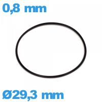 Joint 29,3 X 0,8 mm montre O-ring  nitrile de marque ISO Swiss