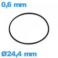 Joint 24,4 X 0,6 mm montre O-ring  NBR
