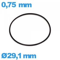 Joint d'horlogerie O-ring étanchéité 29,1 X 0,75 mm nitrile  
