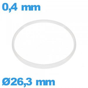 Joint  26,3 X 0,4 mm verre montre   Hytrel 