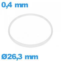 Joint  26,3 X 0,4 mm verre montre   Hytrel 