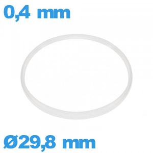 Joint  29,8 X 0,4 mm verre d'horlogerie    