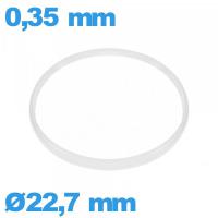 Joint  verre de montre  - 22,7 X 0,35 mm  