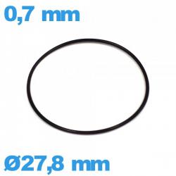 Joint 27,8 X 0,7 mm pour horlogerie NBR O-ring