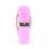 Montre moins chère multifonction rose cadran LCD chronomètre date