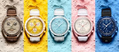 Présentation de la MoonSwatch, montre Swatch en collaboration avec Oméga