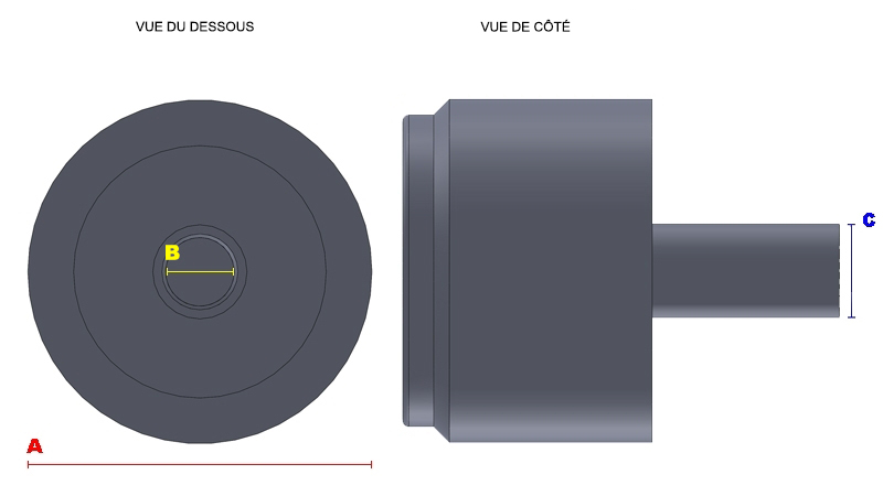 Mesures d'une Couronne de Montre