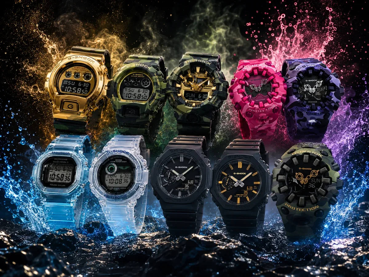 Lancement de 17 nouvelles montres G-Shock par Casio au Japon en juin 2026
