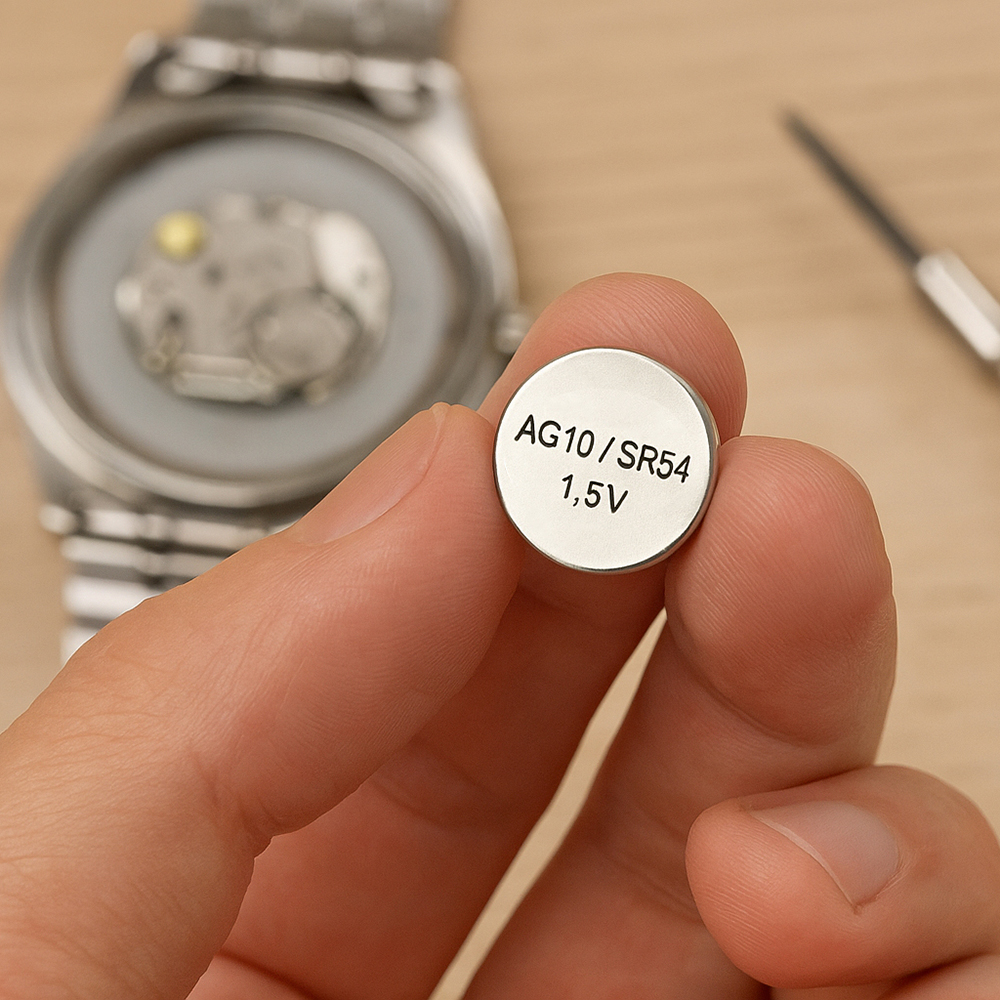 Réparation de montre avec AG10